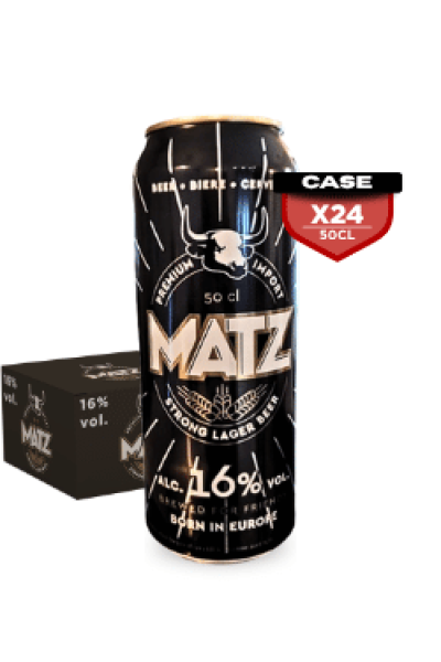 Matz 16 50cl Can x 24 by matz - Compare prices in UAE