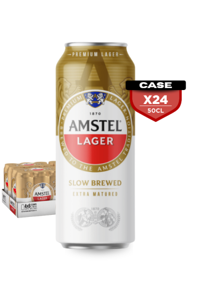 Amstel 50cl Can x24