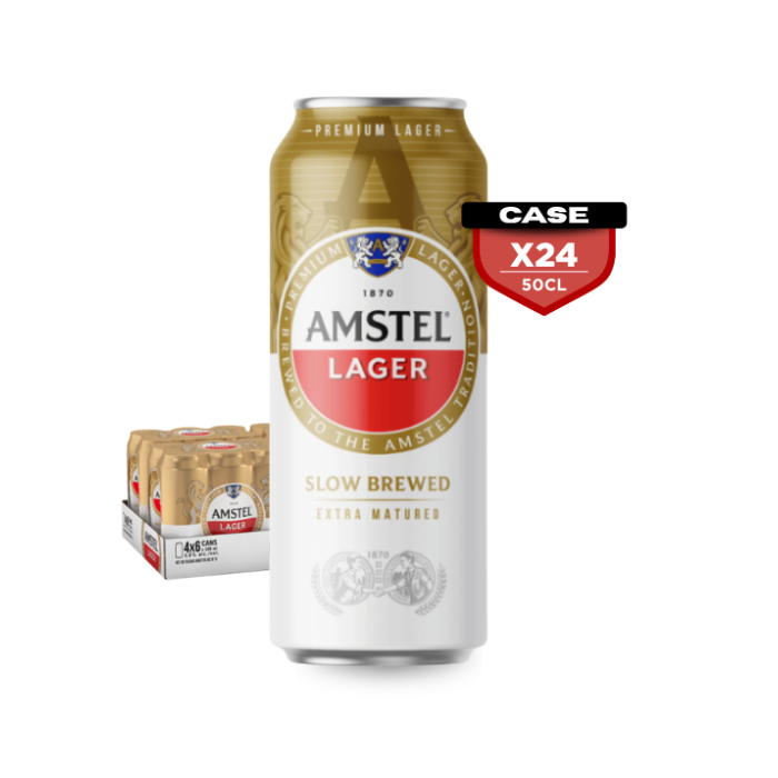Amstel 50cl Can x24