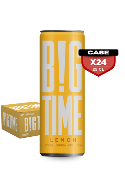 Big Time Vodka Mix Lemon 25cl Can x24