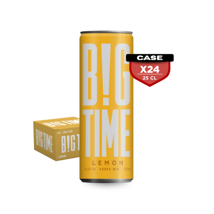 Big Time Vodka Mix Lemon 25cl Can x24