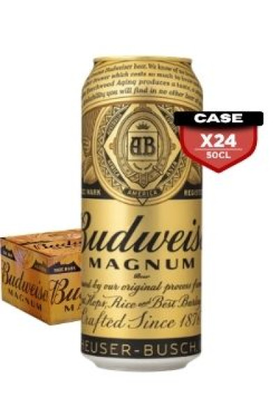 Budweiser Magnum 50cl Can x24
