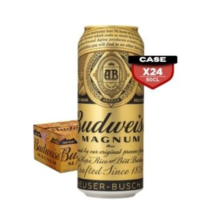 Budweiser Magnum 50cl Can x24