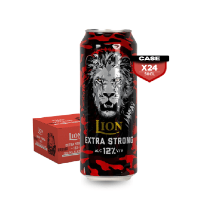 Lion Extra Strong 12% 24 X 50Cl Can