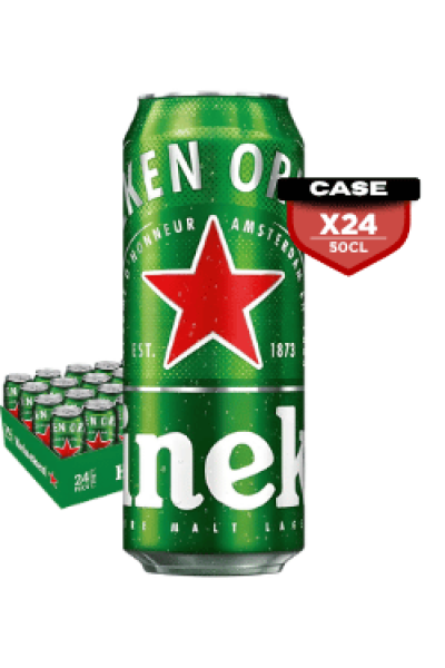 Heineken 50cl Can x24