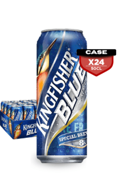Kingfisher Blue 50cl Can x24