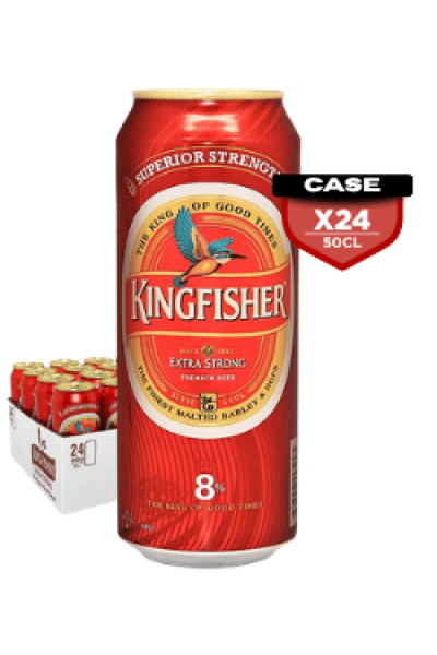 Kingfisher Extra Strong 50cl Can x24