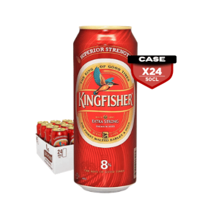 Kingfisher Extra Strong 50cl Can x24