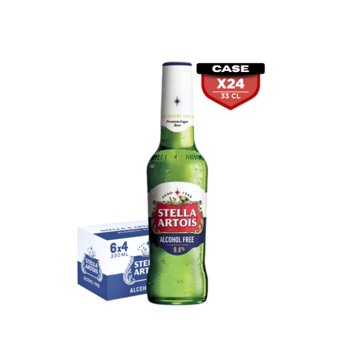 Stella Artois Non Alcoholic 24 X 33 Cl Bottle
