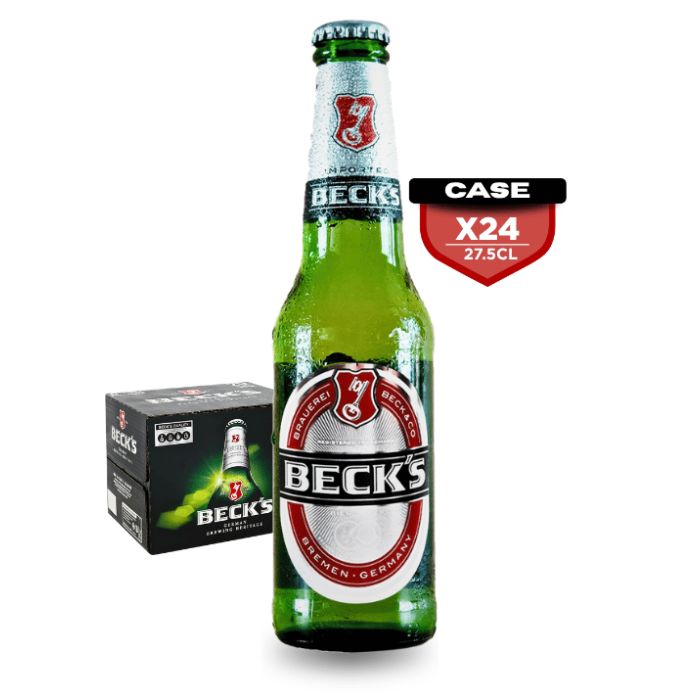 Beck's 27.5cl Bottle x24