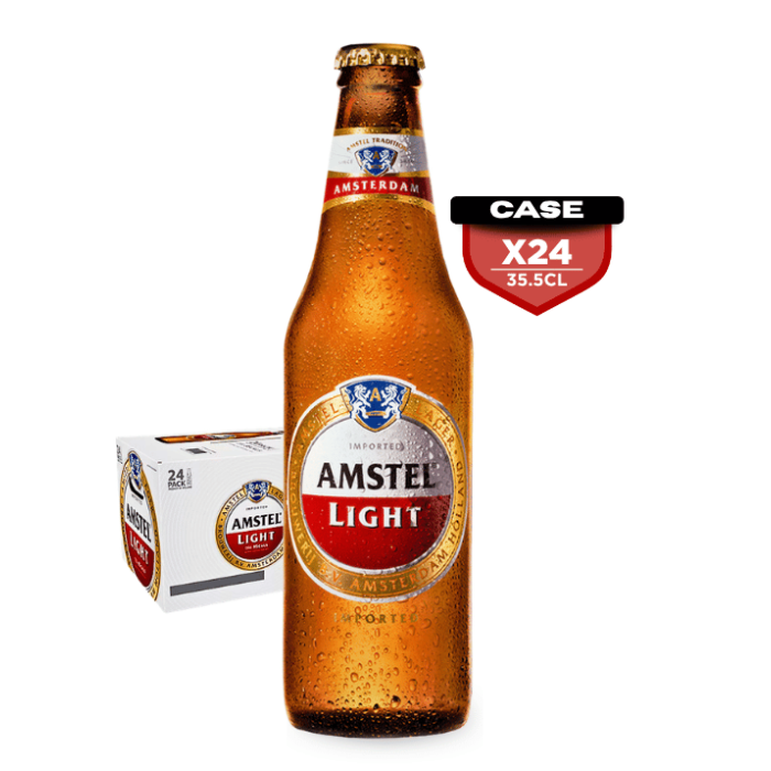 Amstel Light 35.5cl Bottle x 24