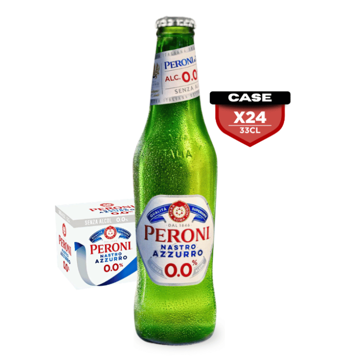 Peroni 0.0% 33cl Bottle x 24