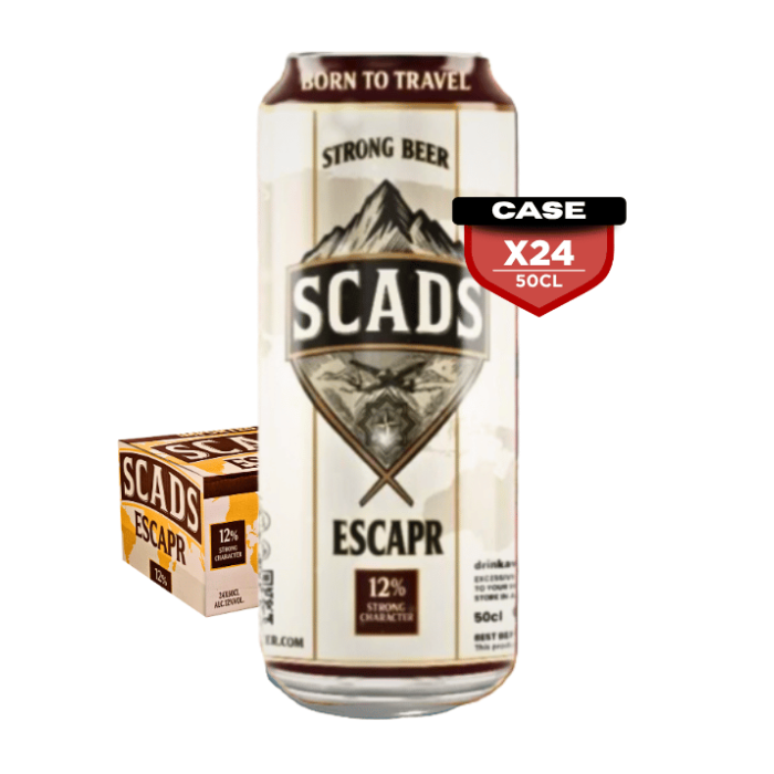 Scads Strong Beer 12% 50cl Can x24