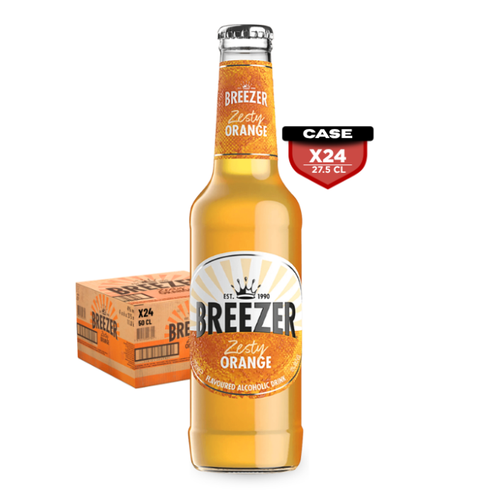 Bacardi Breezer Orange Bottle 24 X 27.5CL