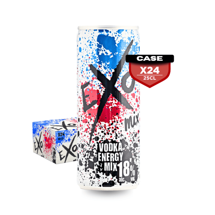 Exo Vodka Energy 25cl Can x 24
