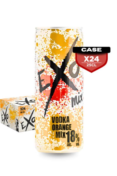 Exo Vodka Orange 25cl Can X 24