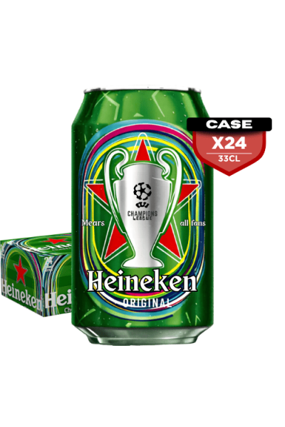 Heineken 33cl-UCL Can x24