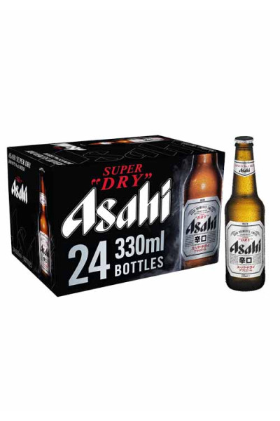 Asahi Super Dry 33cl Bottle x24