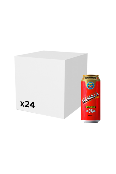Mannilla Strong Beer 50cl Can x24