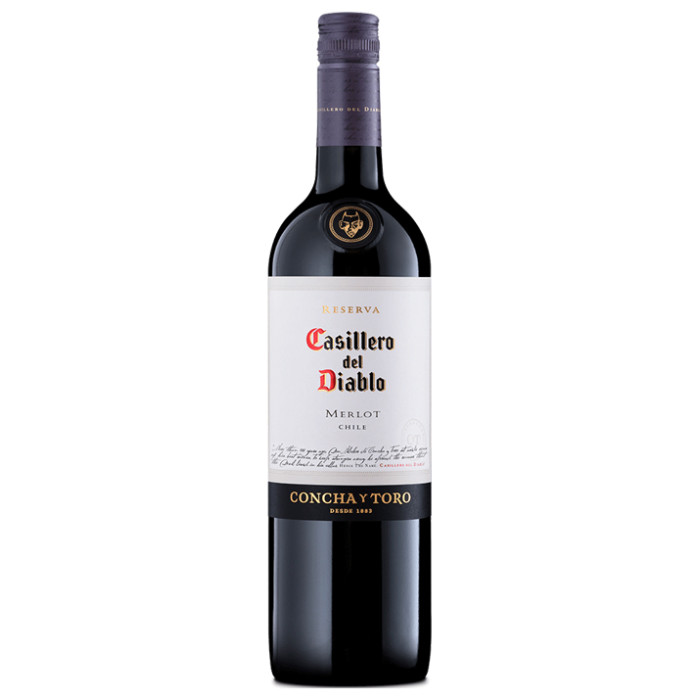Casillero Del Diablo Reserva Merlot 75cl Bottle
