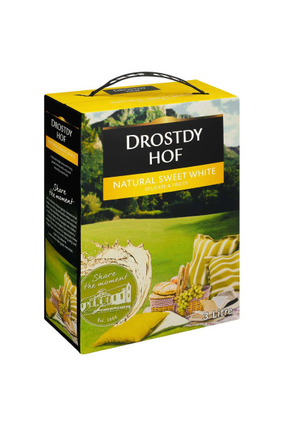 Drostdy Hof Natural Sweet White Bag in Box3 Litre Cask