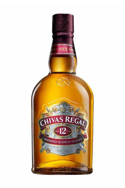 Chivas Regal 12 Year Old 1 Litre Bottle