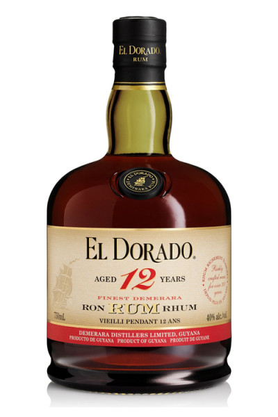El Dorado 12 Year Old Rum 70cl Bottle