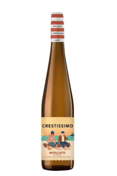Crestissimo Moscato de Aguja (Moscato) Empordà 75cl Bottle