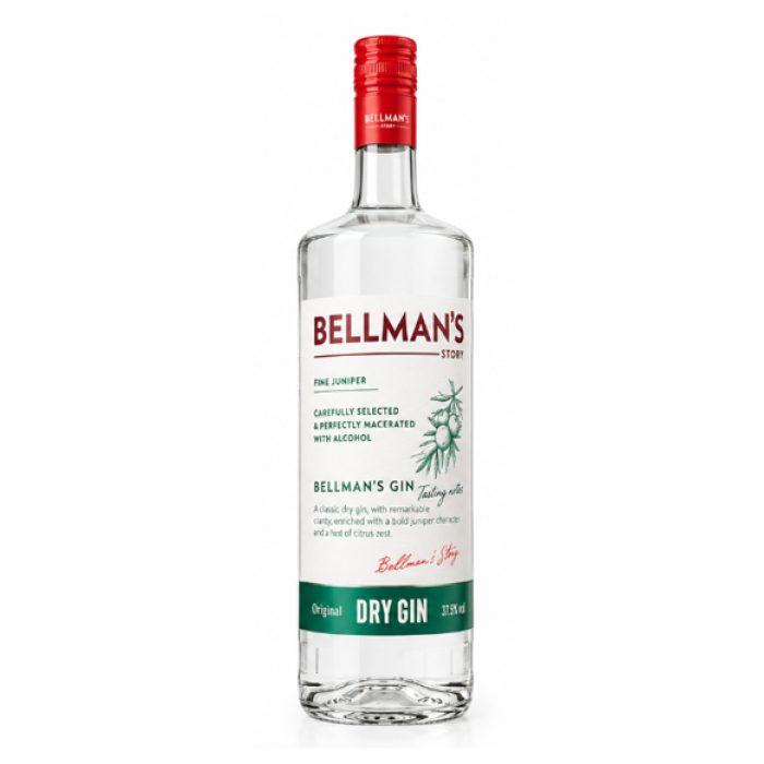 Bellmans Gin  1 Ltr Bottle