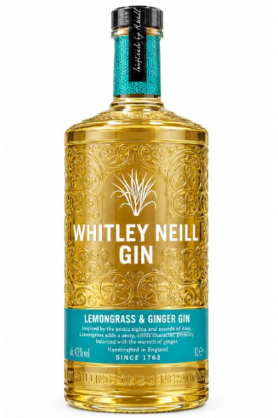 Whitley Neill Lemongrass & Ginger 1 Litre Bottle