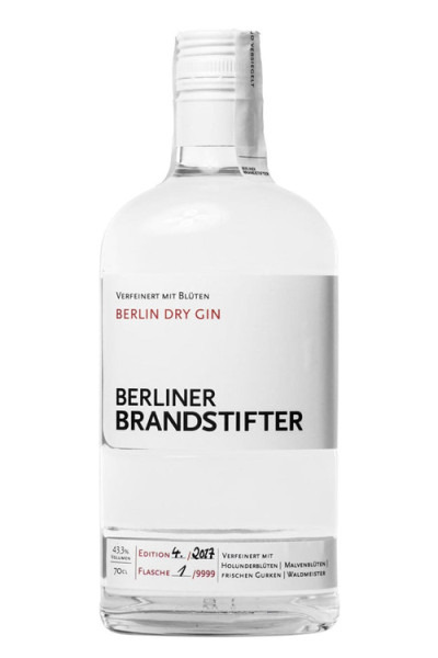 Berliner Brandstifter Berlin Dry Gin 70cl Bottle