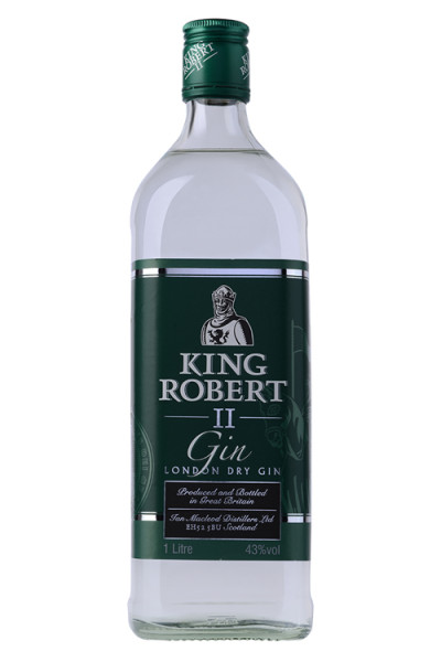 King Robert Gin 1 Litre Bottle
