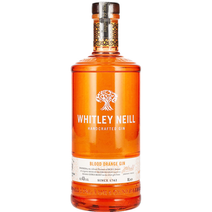 Whitley Neill Blood Orange 1 Litre Bottle