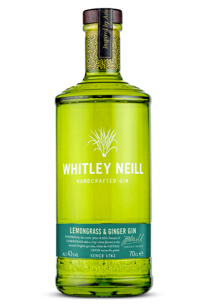 Whitley Neill Lemongrass And Ginger Gin 70cl Bottle