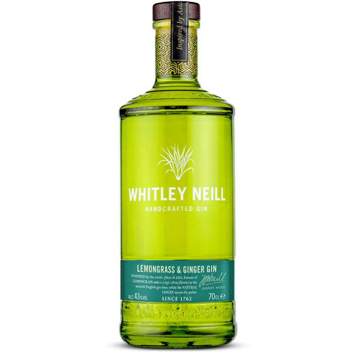 Whitley Neill Lemongrass And Ginger Gin 70cl Bottle