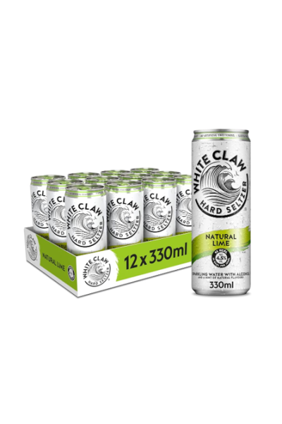 White Claw Natural Lime 12 X 33 cl Can