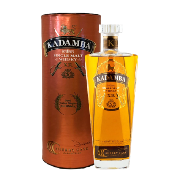 Kadamba Indian Single Malt Whisky Sherry Cask Collection 75 cl Bottle