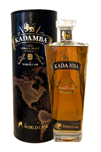 Kadamba Indian Single Malt Whisky The World Cask 75 cl Bottle