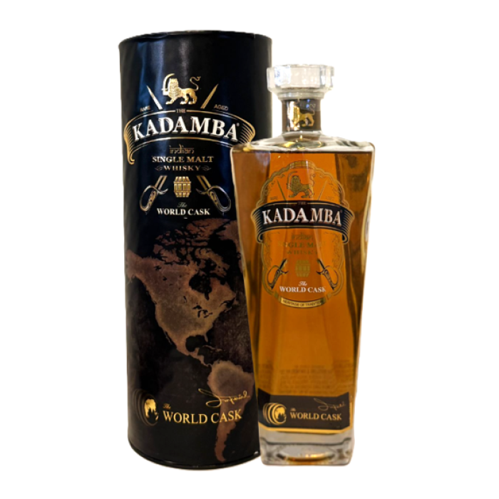 Kadamba Indian Single Malt Whisky The World Cask 75 cl Bottle