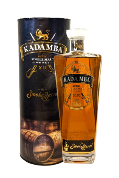 Kadamba Indian Single Malt Whisky (Xr) The Smoke Barrel 75 cl Bottle