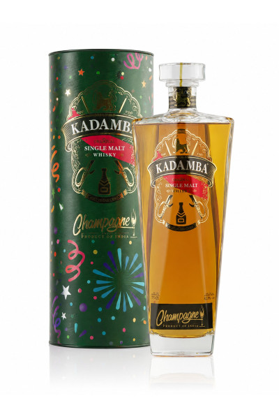 Kadamba Champagne Barrel Finished Indian Single Malt 75cl Bottle