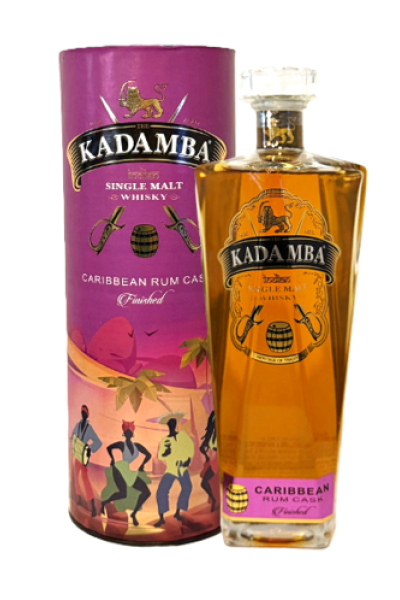 Kadamba Indian Single Malt Whisky Caribbean Rum Cask Finishe 75 cl Bottle