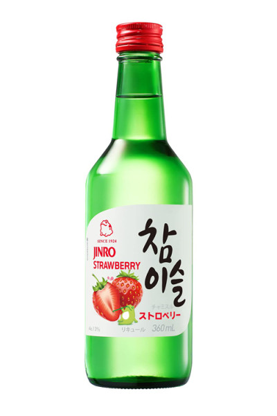 Jinro Strawberry Soju 36cl Bottle