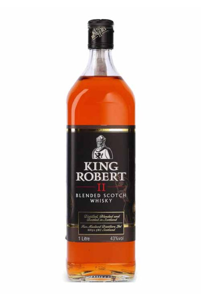 King Robert Blended Scotch Whisky 1 Litre Bottle