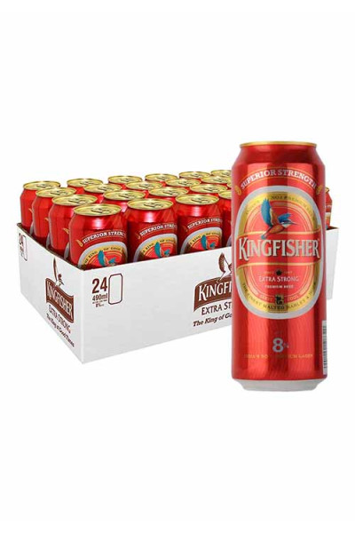 Kingfisher Extra Strong 50cl Can x24