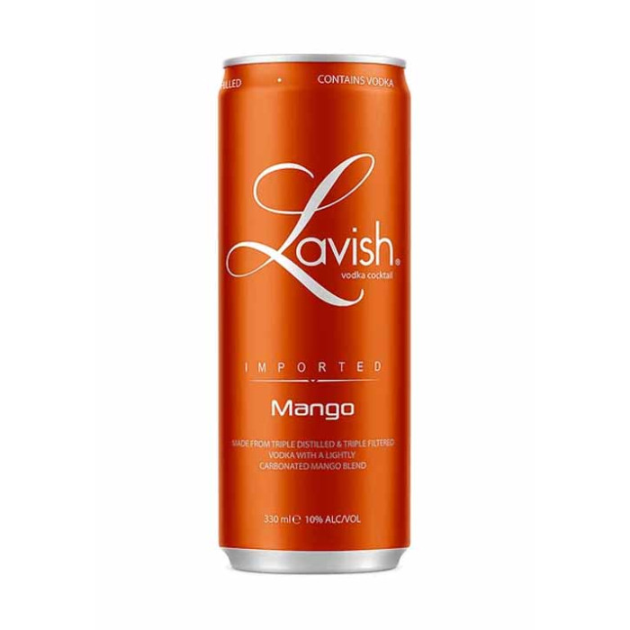 Lavish Mango Vodka Cocktail 33cl Can