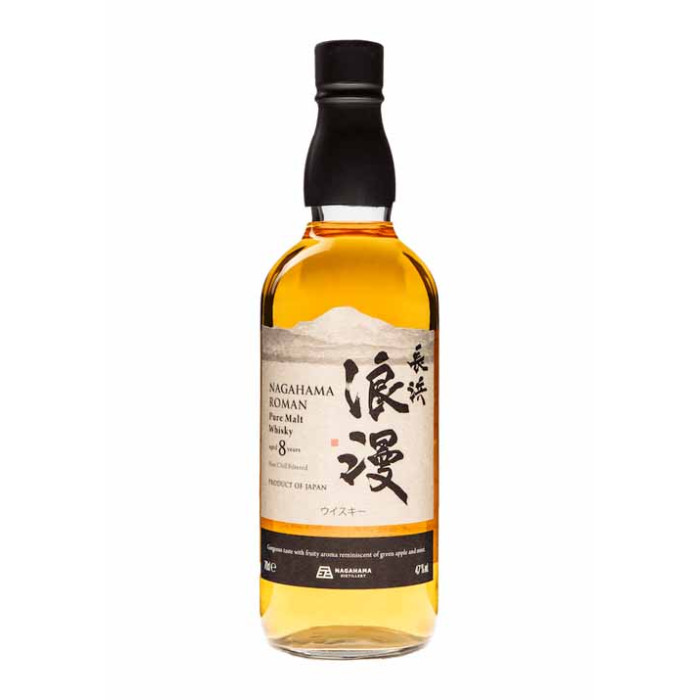 Nagahama Roman 8 Year Old Pure Malt Whisky 70cl Bottle