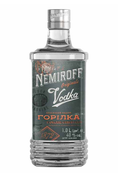 Nemiroff Original Vodka 1 Litre Bottle