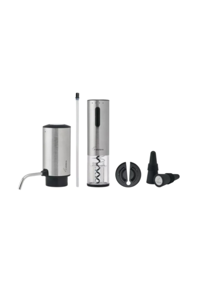 Rabbit 5-piece Wine Tool Set with Electric Corkscrew and Aerator