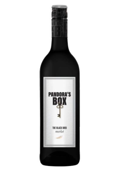The Black Bird Merlot, Pandora's Box, Western Cape 75Cl